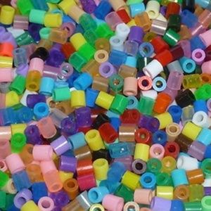 Perler beads (3 ziplock sandwich bags with molds)